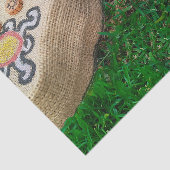 Mystic Boodschappen: Tarot en arakles over grasgro Tissuepapier (Detail)