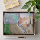 Mystic Boodschappen: Tarot en arakles over grasgro Tissuepapier (Geschenk)