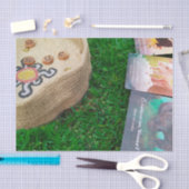 Mystic Boodschappen: Tarot en arakles over grasgro Tissuepapier (Craft)