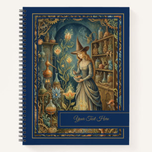 Mystic Botanica Vintage Kruiden Hekserij Grimoire Notitieboek