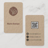 Mystic Boutique Visitekaartje (Voorkant / Achterkant)