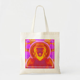 Mystic Buddha herbruikbare Canvas tas