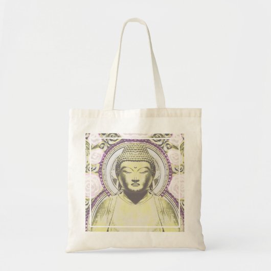 Mystic Buddha herbruikbare Canvas tas (Voorkant)