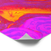 Mystic Buddha - Roze & Oranje levendige tonen Poster (Hoek)