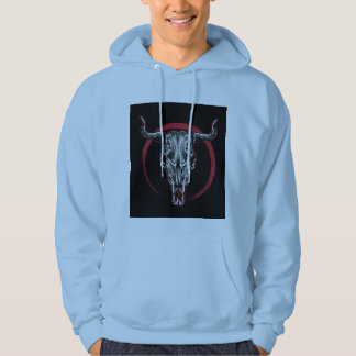 Mystic Bull Skull Hoodie