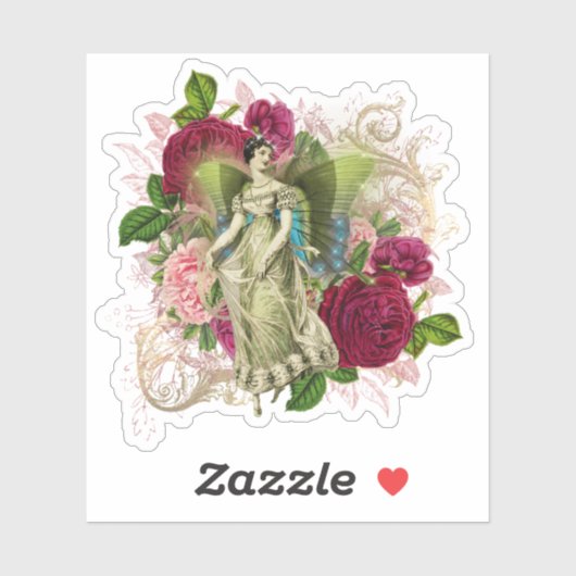 Mystic Butterfly Fairy Sticker (Vel)