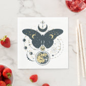 Mystic Butterfly & Sky Design Paper Napkin Servet (Insitu)