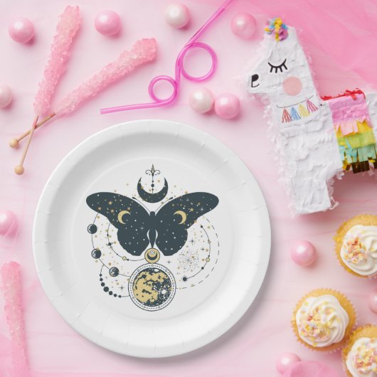 Mystic Butterfly & Sky Paper Bord (Feest)