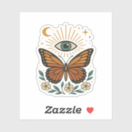 Mystic Butterfly Vision Sticker
