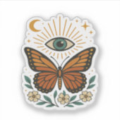 Mystic Butterfly Vision Sticker (Voorkant)