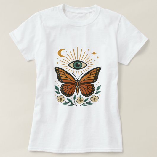 Mystic Butterfly Vision T-shirt (Design voorkant)
