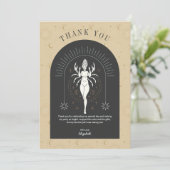 Mystic Cancer Zodiac Arch bedankje Kaart (Staand voorkant)