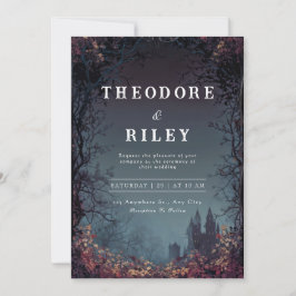 Mystic Castle Huwelijksuitnodiging Kaart