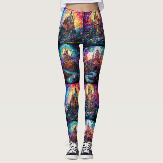 Mystic Castle leggings -  (Voorkant)