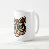 Mystic Cat Eyes Coffee Mug Koffiemok (Voorkant rechts)