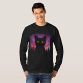 Mystic Cat in het Twilight Forest T-shirt (Voorkant volledig)