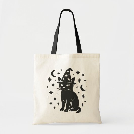 Mystic Cat Tote Bag (Voorkant)