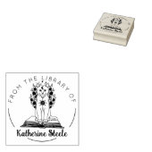 Mystic Cat uit de bibliotheek van het boek, Rubberstempel (Gestempeld)