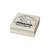 Mystic Cat uit de bibliotheek van het boek, Rubberstempel (Stempel)