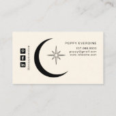 Mystic Celestial Business Card Template Visitekaartje (Achterkant)