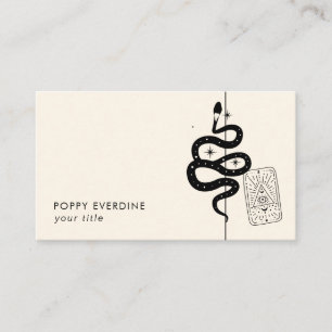 Mystic Celestial Business Card Template Visitekaartje