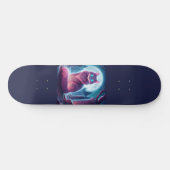 Mystic Celtic Fluffy Cat Persoonlijk Skateboard (Horizontaal)