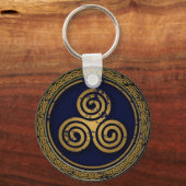 MYSTIC CELTIC WERVELT CIRKEL SLEUTELHANGER (Voorkant)