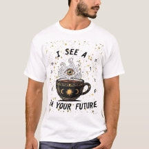 Mystic Coffee Crystal Ball Tee - Latte Vibes Only
