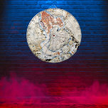 Mystic Colorful Concrete Abstract Dartbord<br><div class="desc">Dit mystieke ontwerp is abstract met kleuren van lichtgrijs,  bruin,  groen,  blauw en het opmerkelijkste sinaasappel. Gedetailleerde faux-texturen zijn onder meer kraken,  divots,  pitting en gaten.</div>