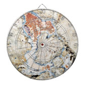 Mystic Colorful Concrete Abstract Dartbord (Voorkant)