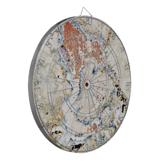 Mystic Colorful Concrete Abstract Dartbord (Voorkant Links)
