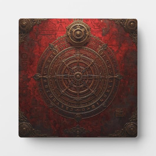 Mystic Compass Rose Fotoplaat (Voorkant)