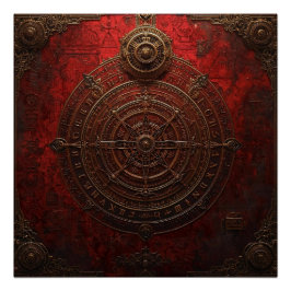 Mystic Compass Rose Perfect Poster