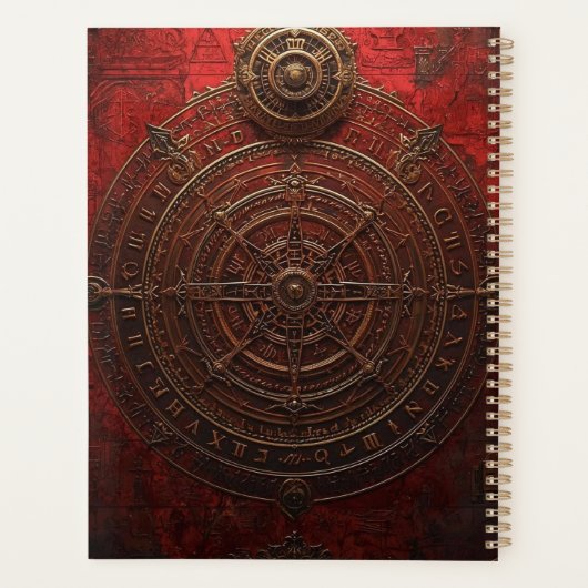 Mystic Compass Rose Planner (Achterkant)