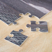 Mystic, Connecticut bij zonsondergang op Thanksgiv Legpuzzel (Zijkant)