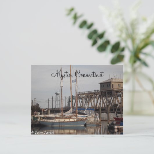 Mystic, Connecticut Briefkaart (Staand voorkant)