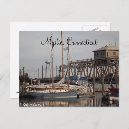 Mystic, Connecticut Briefkaart (Voorkant / Achterkant)