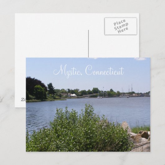 Mystic, Connecticut Briefkaart (Voorkant / Achterkant)