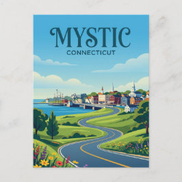 Mystic Connecticut Briefkaart