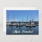 Mystic, Connecticut Briefkaart (Voorkant / Achterkant)