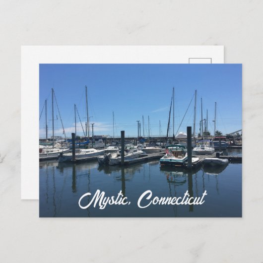 Mystic, Connecticut Briefkaart (Voorkant / Achterkant)