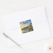Mystic, Connecticut Haven Vierkante Sticker (Envelop)