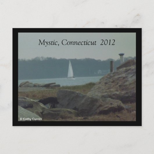 Mystic, Connecticut na Sandy Briefkaart (Voorkant)