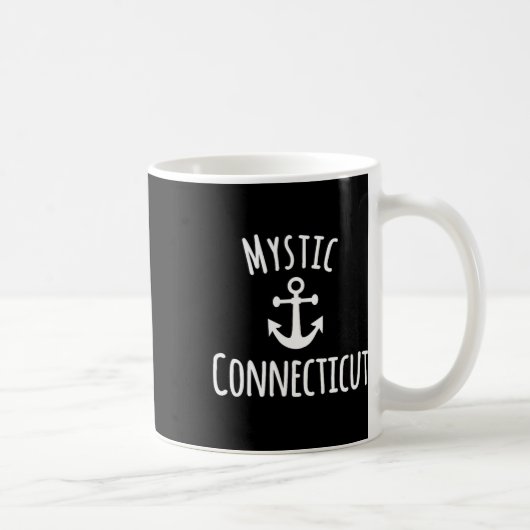 Mystic Connecticut Sailing Boating Nautical Coasta Koffiemok (Rechts)