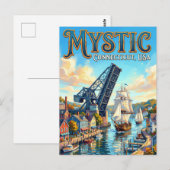 Mystic, Connecticut VS Briefkaart (Voorkant / Achterkant)