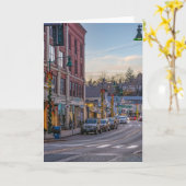 Mystic, Connecticut Wenskaart Kaart (Gele Bloem)