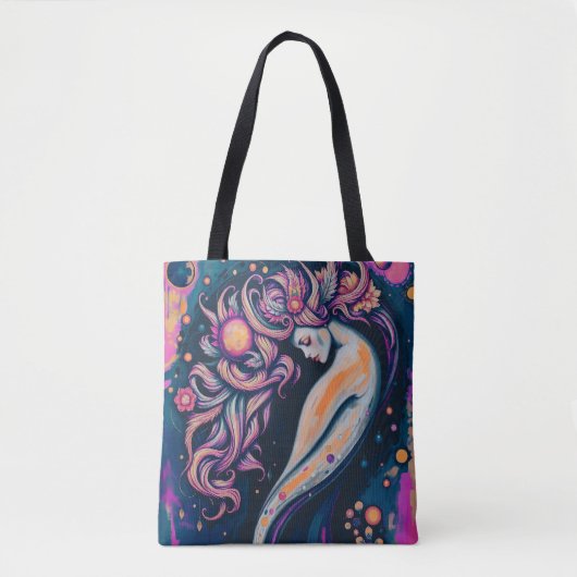 Mystic Cosmic Muse Tote Bag (Voorkant)