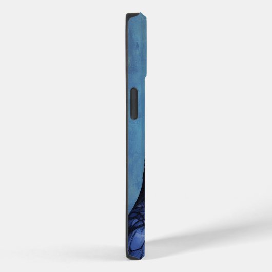 Mystic Crow iPhone Case – Fantasy Animal Art, Dark (Achterkant / Rechts)