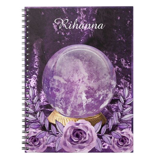 Mystic Crystal Ball Fortune Teller Notitieboek (Voorkant)