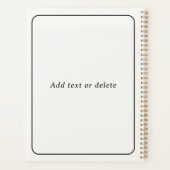 Mystic Crystal Ball Psychische leesafspraak Planner (Achterkant)